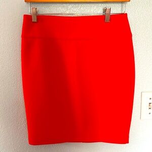Bebe red skirt